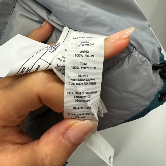 NWOT MPG Sport Down Puffer Parka Coat in Jade Sz XS - Picture 9 of 10